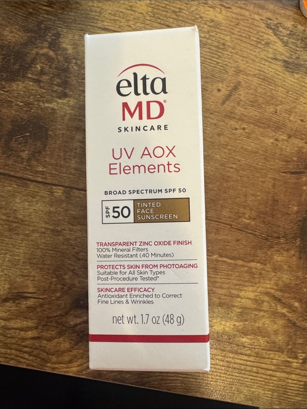EltaMD UV AOX Elements SPF 50 Tinted Face Sunscreen